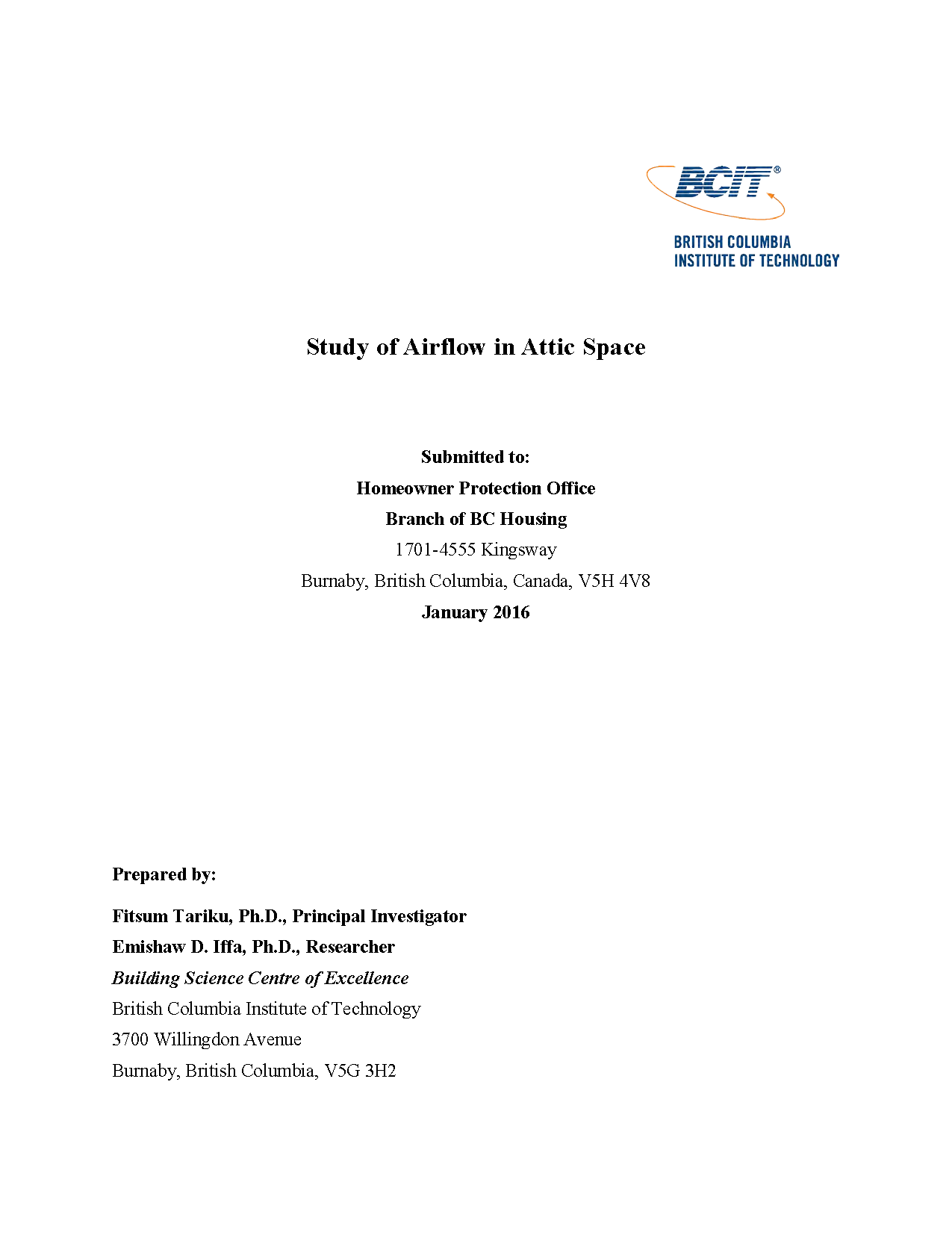 Study Of Airflow In Attic Space Research Centre BC Housing study-of-airflow-in-attic-space-research-centre-bc-housing