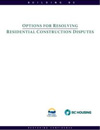Front cover of Options for Resolving Disputes