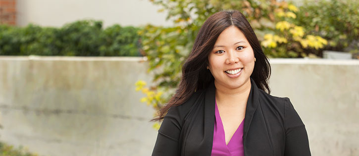 Staff member outdoor headshot