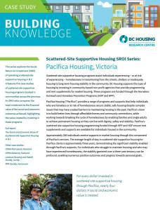 Scattered-Site Supportive Housing SROI Case Study Series: Pacifica Housing, Victoria