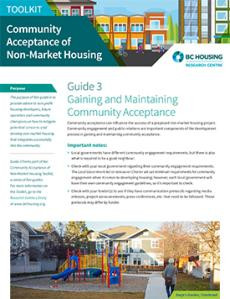 Toolkit - Guide Three: Gaining and Maintaining Acceptance