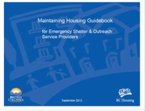 Maintaining Housing Guidebook - for Emergency Shelter & Outreach Service Providers