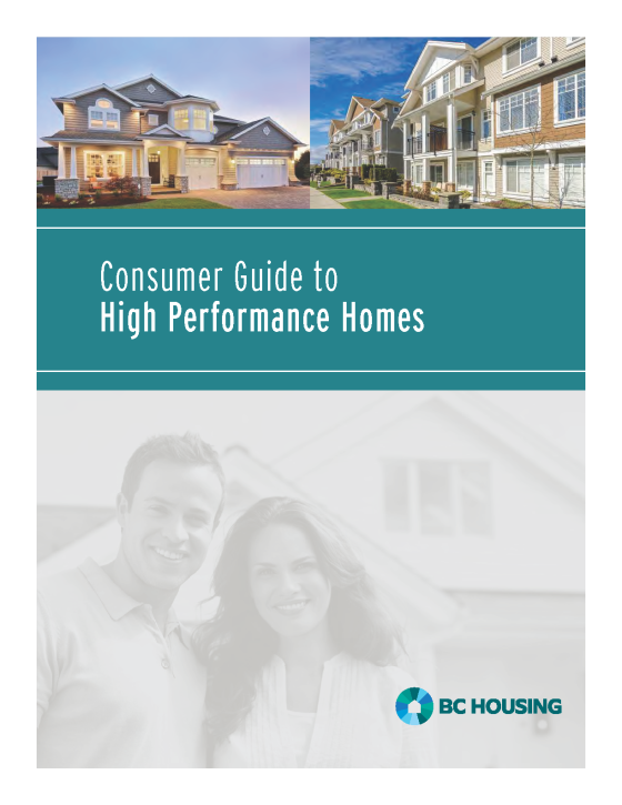 Consumer Guide to High Performance Homes
