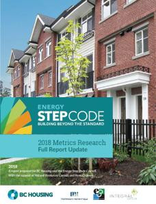 Energy Step Code 2018 Metrics Research - Full Report