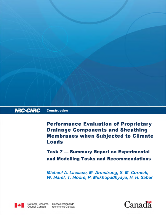 Performance Evaluation of Proprietary Drainage Components