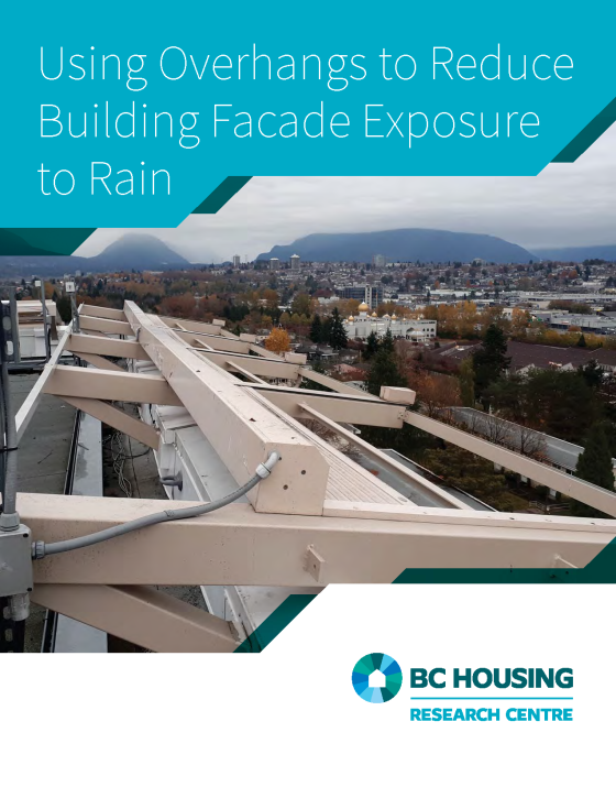 Using Overhangs to Reduce Building Facade Exposure to Rain