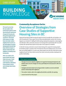 Supportive Housing Case Study Series: Overview
