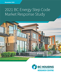 BC Energy Step Code Market Response Study 2021 cover