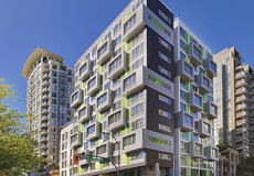 Jubilee House apartment complex viewed from street level