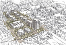 A sketched map of the Nigel Valley development.
